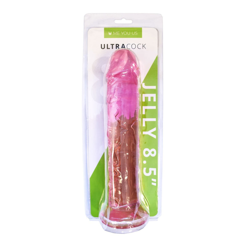 Load image into Gallery viewer, Me You Us Ultra Cock Jelly Dong Pink 8.5 Inch
