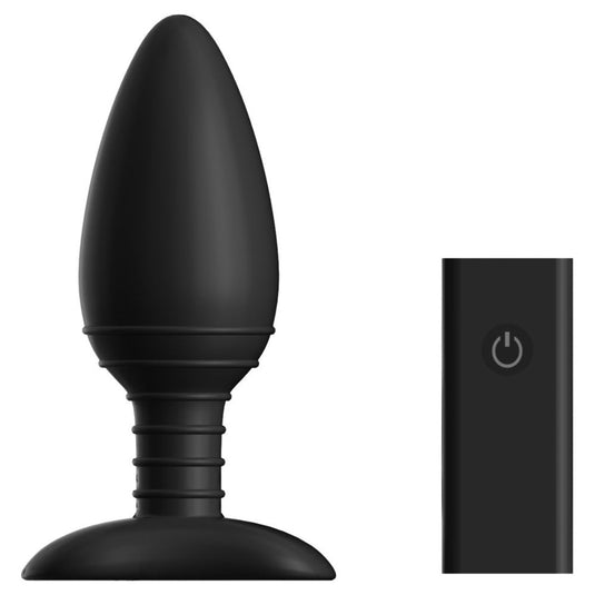 Nexus Ace Rechargeable Vibrating Butt Plug Black Medium