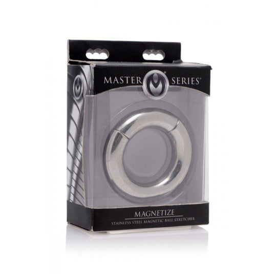 Master Series Magnetize Stainless Steel Magnetic Ball Stretcher Silver