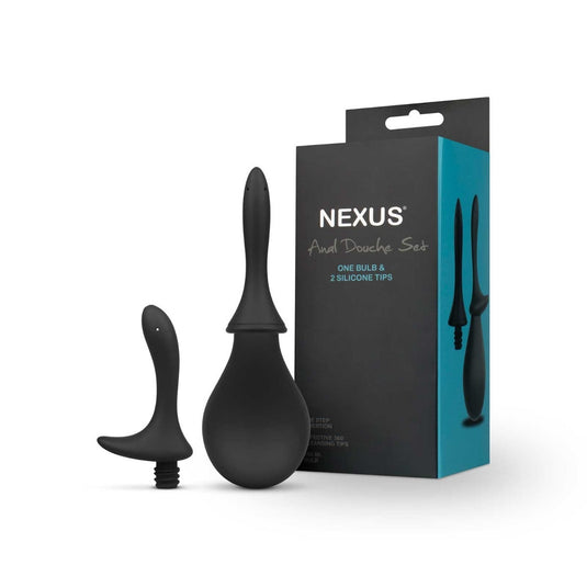 Nexus Anal Douche Set One Bulb & Two Silicone Tips
