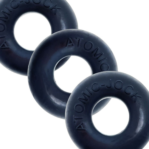 Oxballs Ringer Plus Silicone Cock Ring 3 Pack Special Edition Night