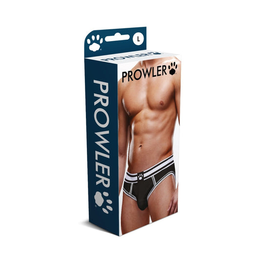 Prowler Backless Brief Black White