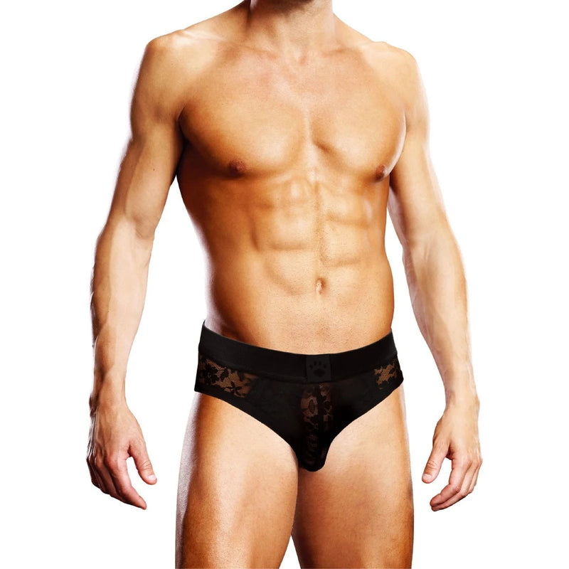 Load image into Gallery viewer, Prowler Lace Backless Brief Black
