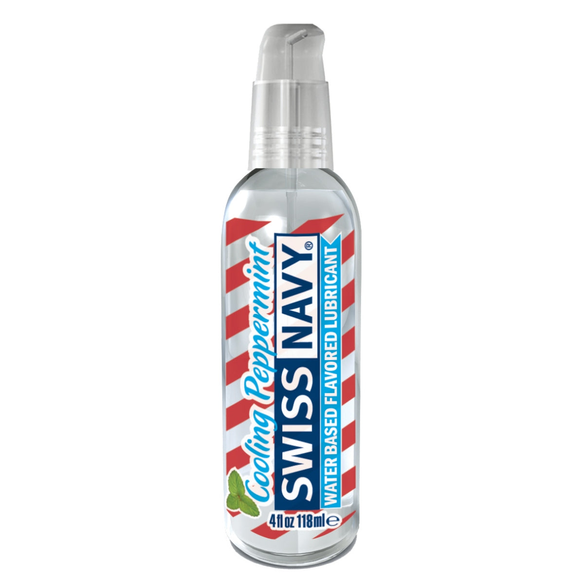 Swiss Navy Flavoured Water Based Lube Cooling Peppermint 4oz Prowler