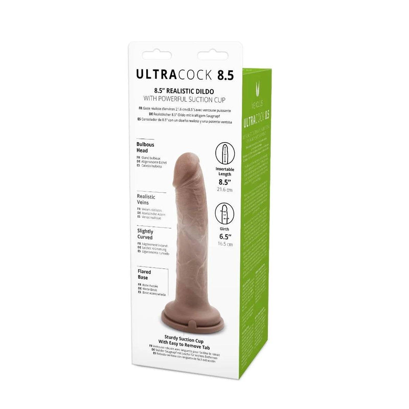 Load image into Gallery viewer, Me You Us Ultra Cock Caramel Realistic Dildo 8.5 Inch - Simply Pleasure
