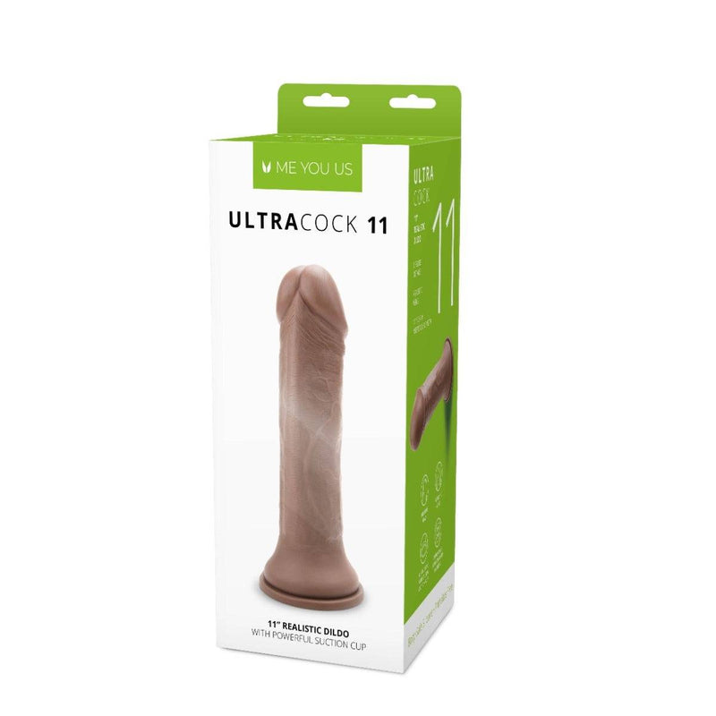 Load image into Gallery viewer, Me You Us Ultra Cock Caramel Realistic Dildo 11 Inch - Simply Pleasure
