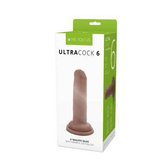 Me You Us Uncut Ultra Cock Caramel Realistic Dildo 6 Inch - Simply Pleasure