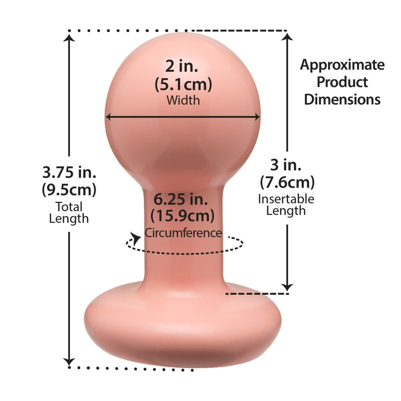 Load image into Gallery viewer, Doc Johnson The Classic Round Butt Plug Vanilla Small
