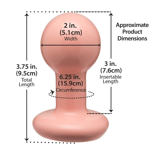 Doc Johnson The Classic Round Butt Plug Vanilla Small