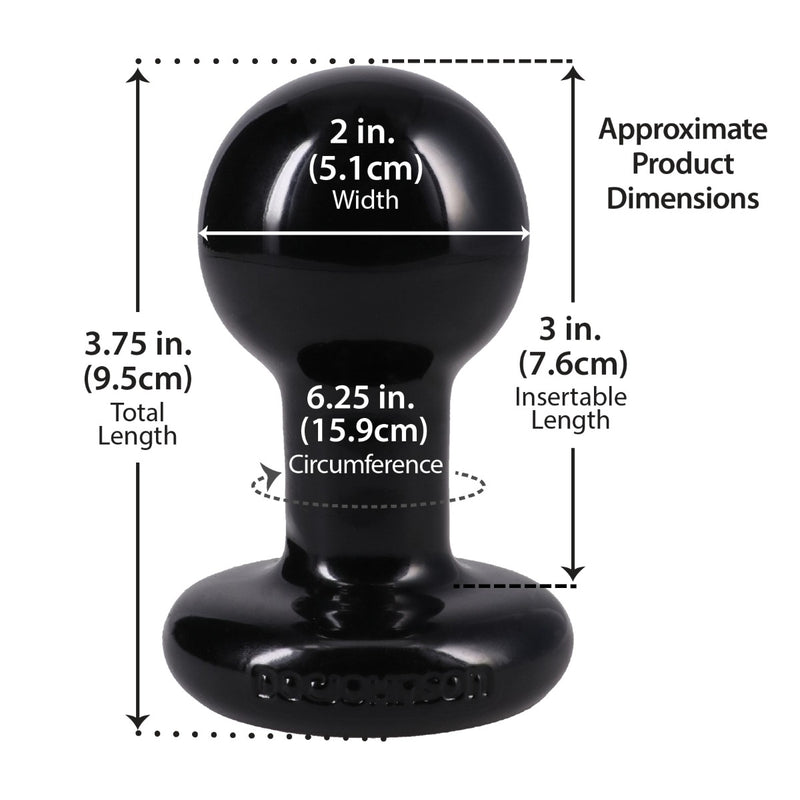 Load image into Gallery viewer, Doc Johnson The Classic Round Butt Plug Black Small
