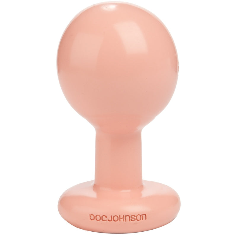 Load image into Gallery viewer, Doc Johnson The Classic Round Butt Plug Vanilla Medium
