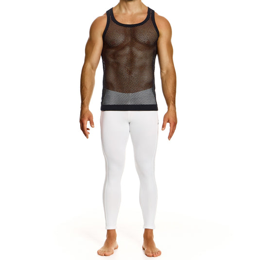 Modus Vivendi Mesh Through Tank Top Black
