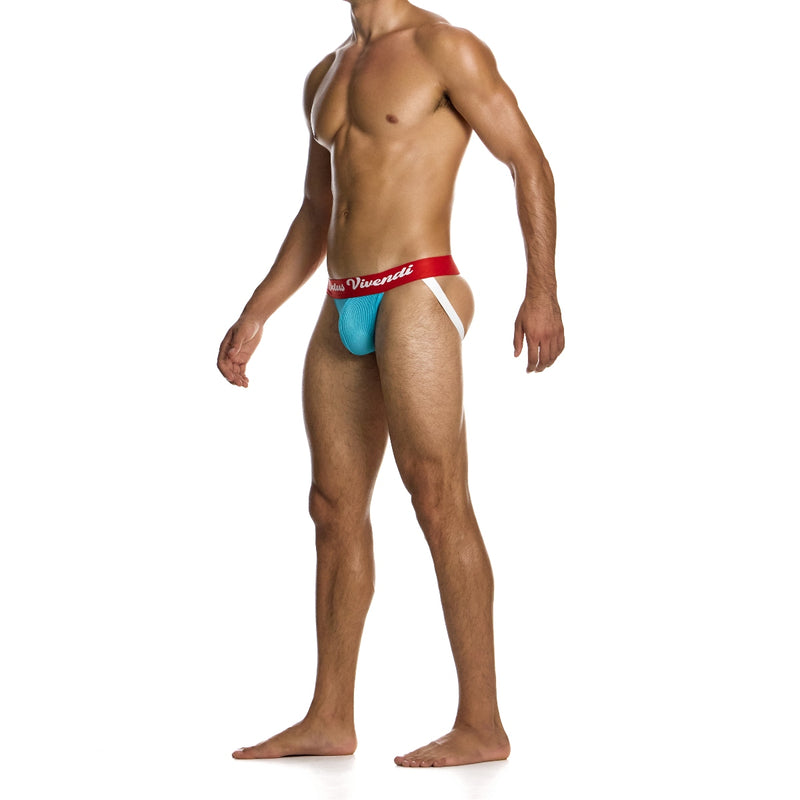Load image into Gallery viewer, Modus Vivendi Retro Jock Strap Turquoise
