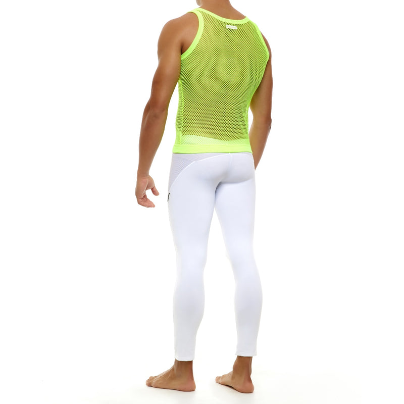 Load image into Gallery viewer, Modus Vivendi C-Through Tank Top Yellow Neon

