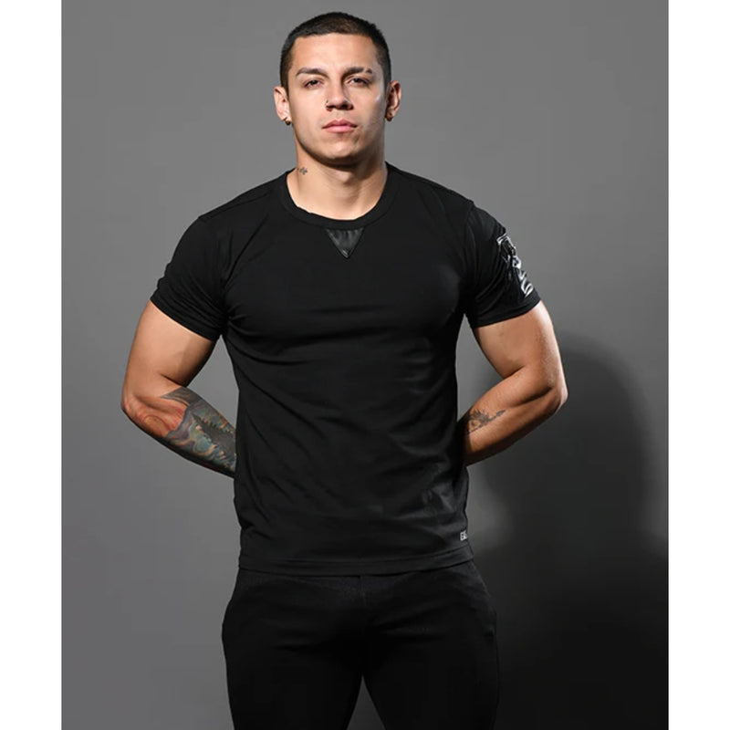 Load image into Gallery viewer, Andrew Christian F.A.G. Capsule Zipper Pocket T-Shirt Black
