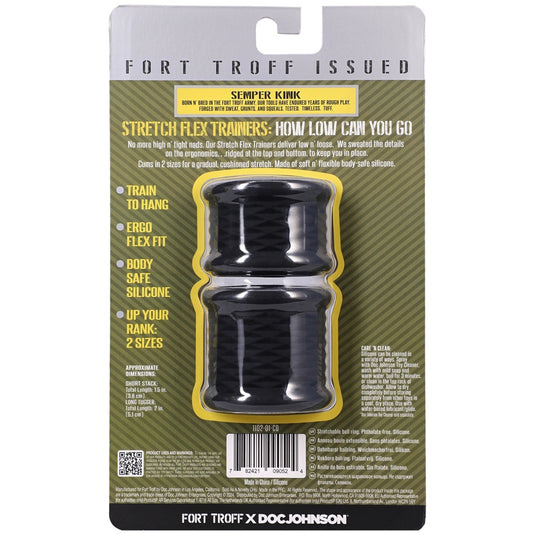 Fort Troff Stretch Flex Trainers Ball Stretcher 2 Pack Black