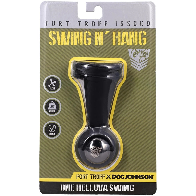 Load image into Gallery viewer, Fort Troff Swing N' Hang Ball Stretcher Black Silver
