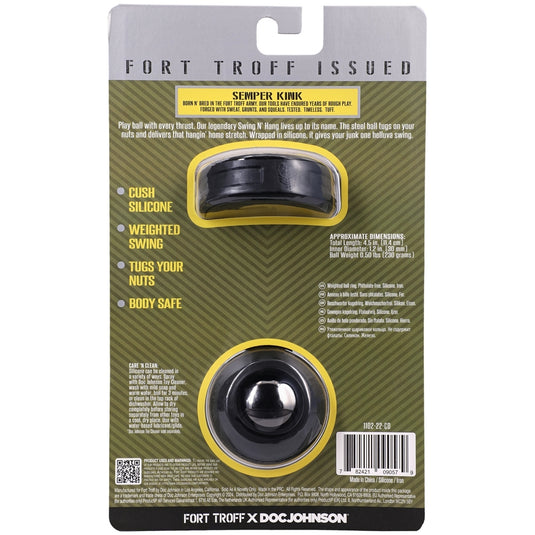 Fort Troff Swing N' Hang Ball Stretcher Black Silver