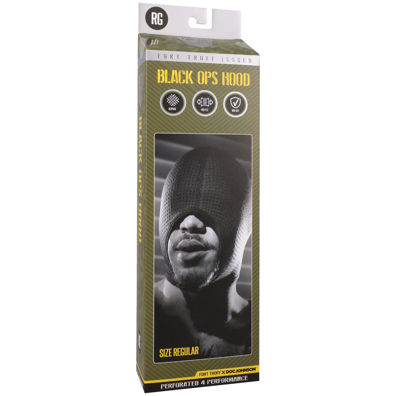 Load image into Gallery viewer, Fort Troff Black Ops Hood Regular Black
