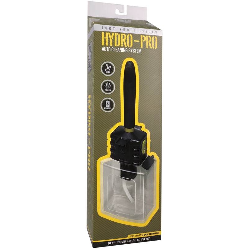 Load image into Gallery viewer, Fort Troff Hydro Pro Auto Cleaning System Douche Black Clear
