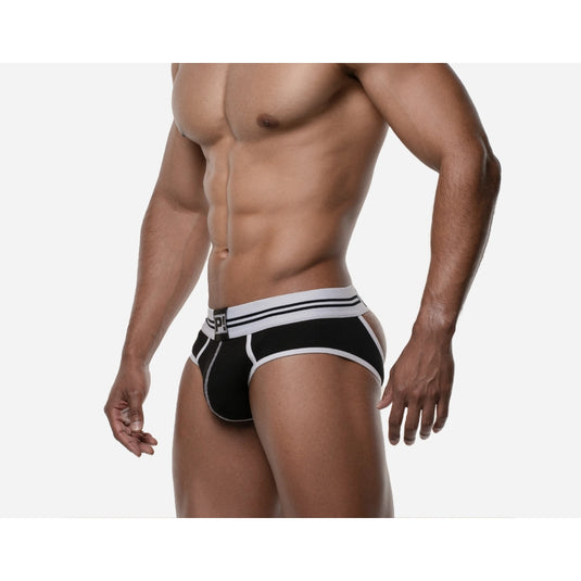 PUMP Round2 Backless Brief Black