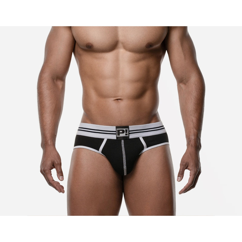 Load image into Gallery viewer, PUMP Round2 Backless Brief Black
