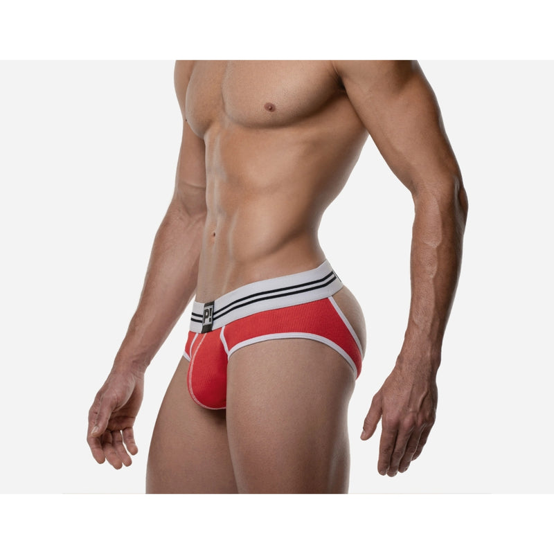 Load image into Gallery viewer, PUMP Round2 Backless Brief Red
