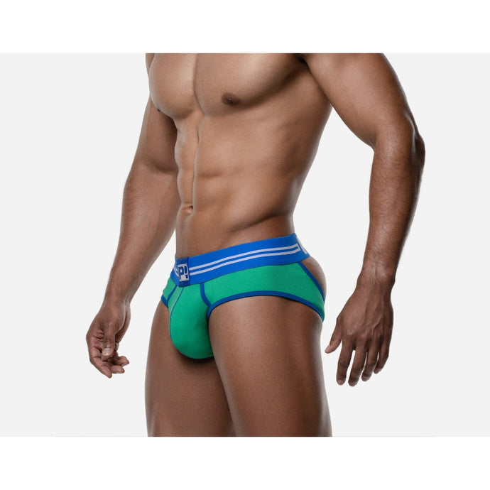 PUMP Round2 Backless Brief Green