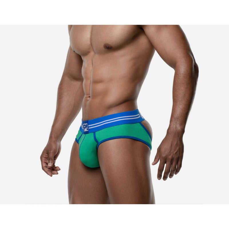 Load image into Gallery viewer, PUMP Round2 Backless Brief Green
