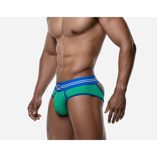 PUMP Round2 Backless Brief Green