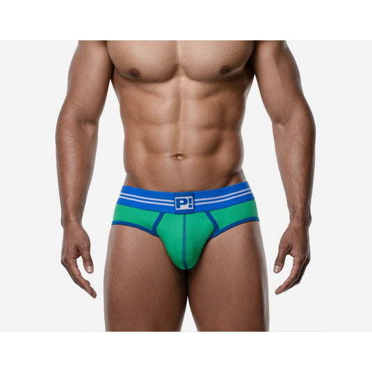 PUMP Round2 Backless Brief Green