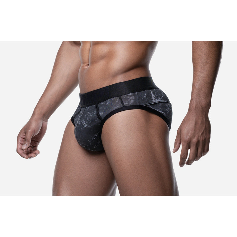 Load image into Gallery viewer, PUMP Black Washed Brief Black
