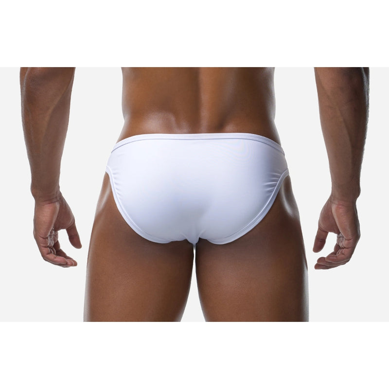 Load image into Gallery viewer, PUMP Miami V-Cheeky Swim Brief White
