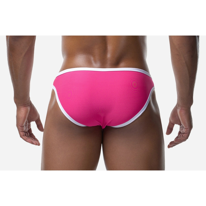 Load image into Gallery viewer, PUMP Vice V-Cheeky Swim Brief Pink
