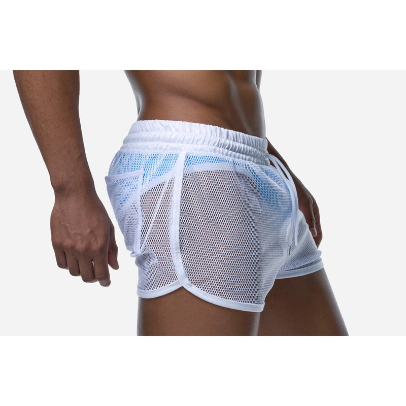 Load image into Gallery viewer, PUMP Mesh Short White
