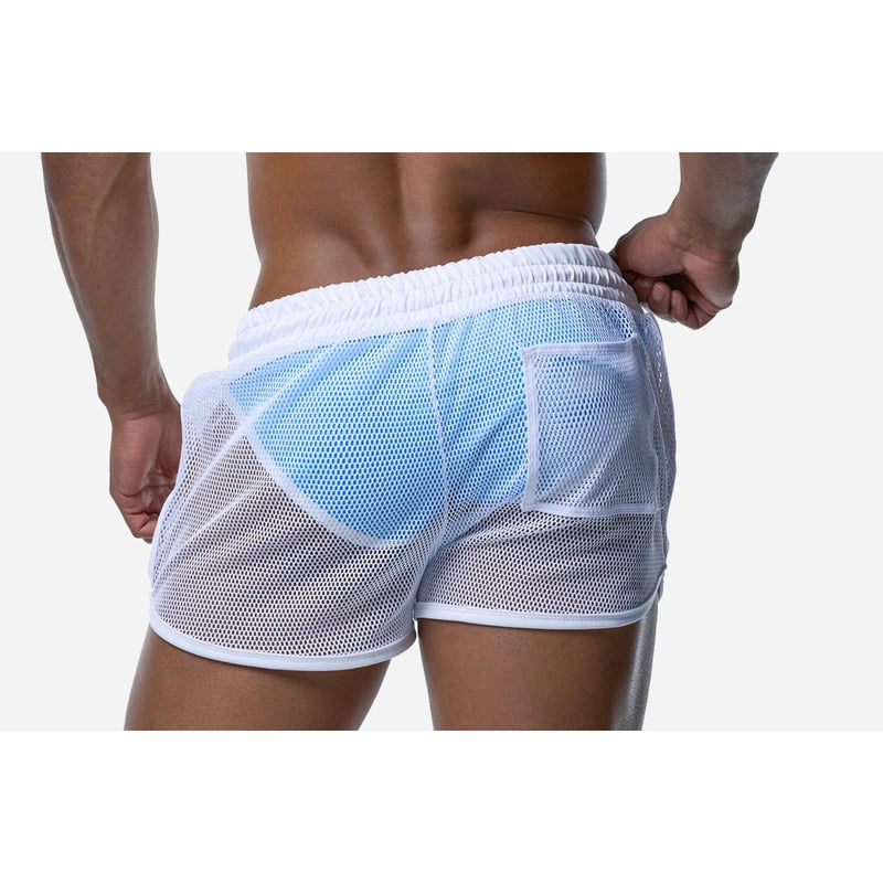 Load image into Gallery viewer, PUMP Mesh Short White
