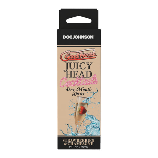 GoodHead Juicy Head Cocktails Dry Mouth Spray Strawberries & Champagne 2oz