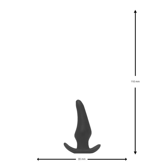 Brutus Bum Buddy Hercules Butt Plug Black Small