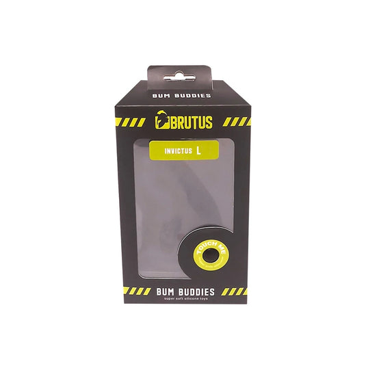 Brutus Bum Buddy Invictus Butt Plug Black Large