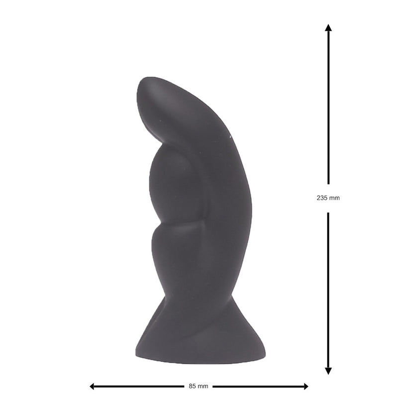 Load image into Gallery viewer, Brutus Bum Buddy Vulcan Butt Plug Black XL
