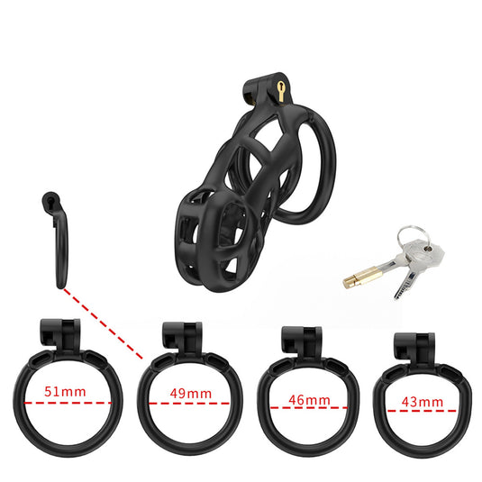 Cellmate Guardian Chastity Cage Size 3 Black