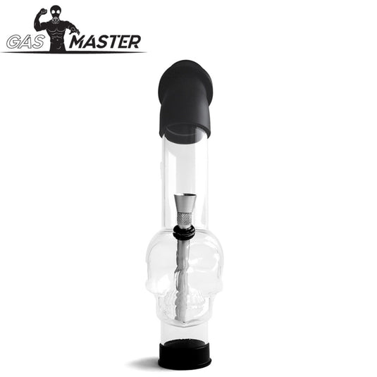 Gasmaster Gas Mask Bong Black Clear