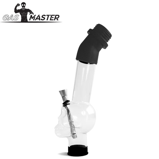 Gasmaster Gas Mask Bong Black Clear