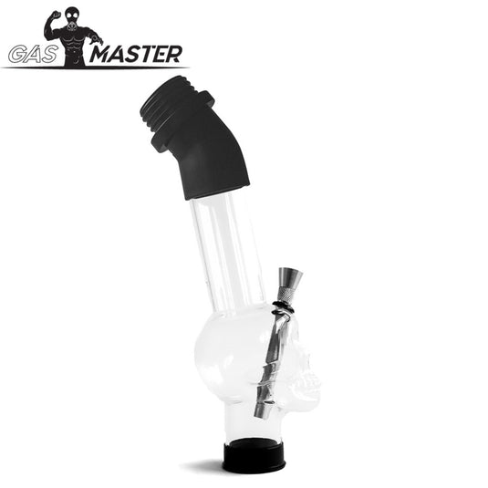 Gasmaster Gas Mask Bong Black Clear