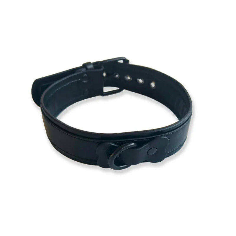 Load image into Gallery viewer, Brutus Vegan Puppy Collar Black
