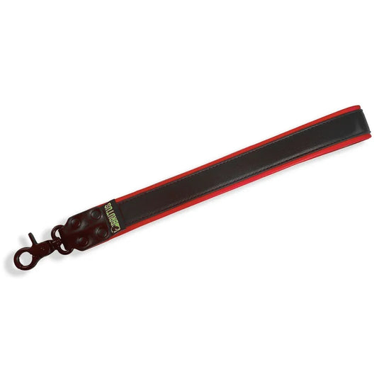 Brutus Vegan Short Leash Black Red