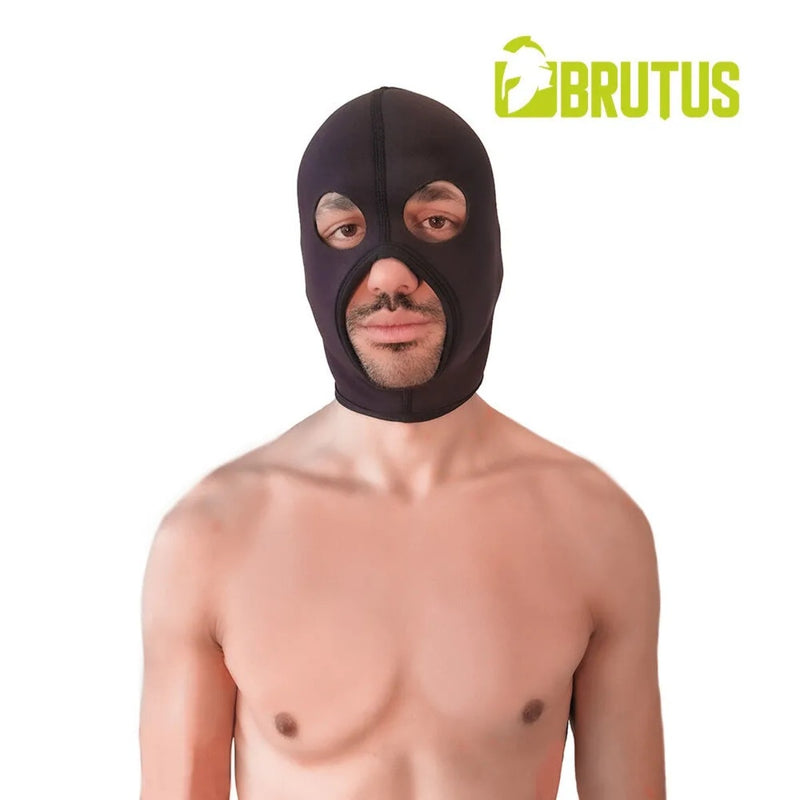 Load image into Gallery viewer, Brutus Neoprene Face Fucker Hood Black 
