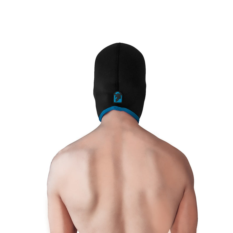 Load image into Gallery viewer, Brutus Blind Neoprene Face Fucker Hood Black Blue

