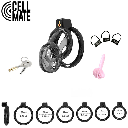 Cellmate Gladiator Soft Chastity Cage Size 1 Black