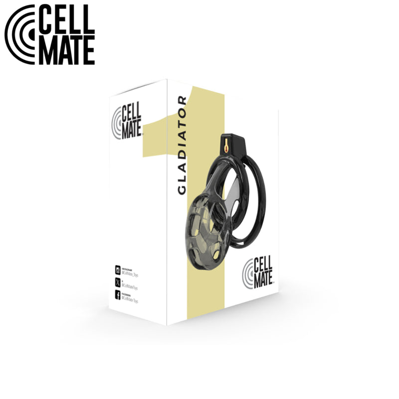 Load image into Gallery viewer, Cellmate Gladiator Soft Chastity Cage Size 1 Black
